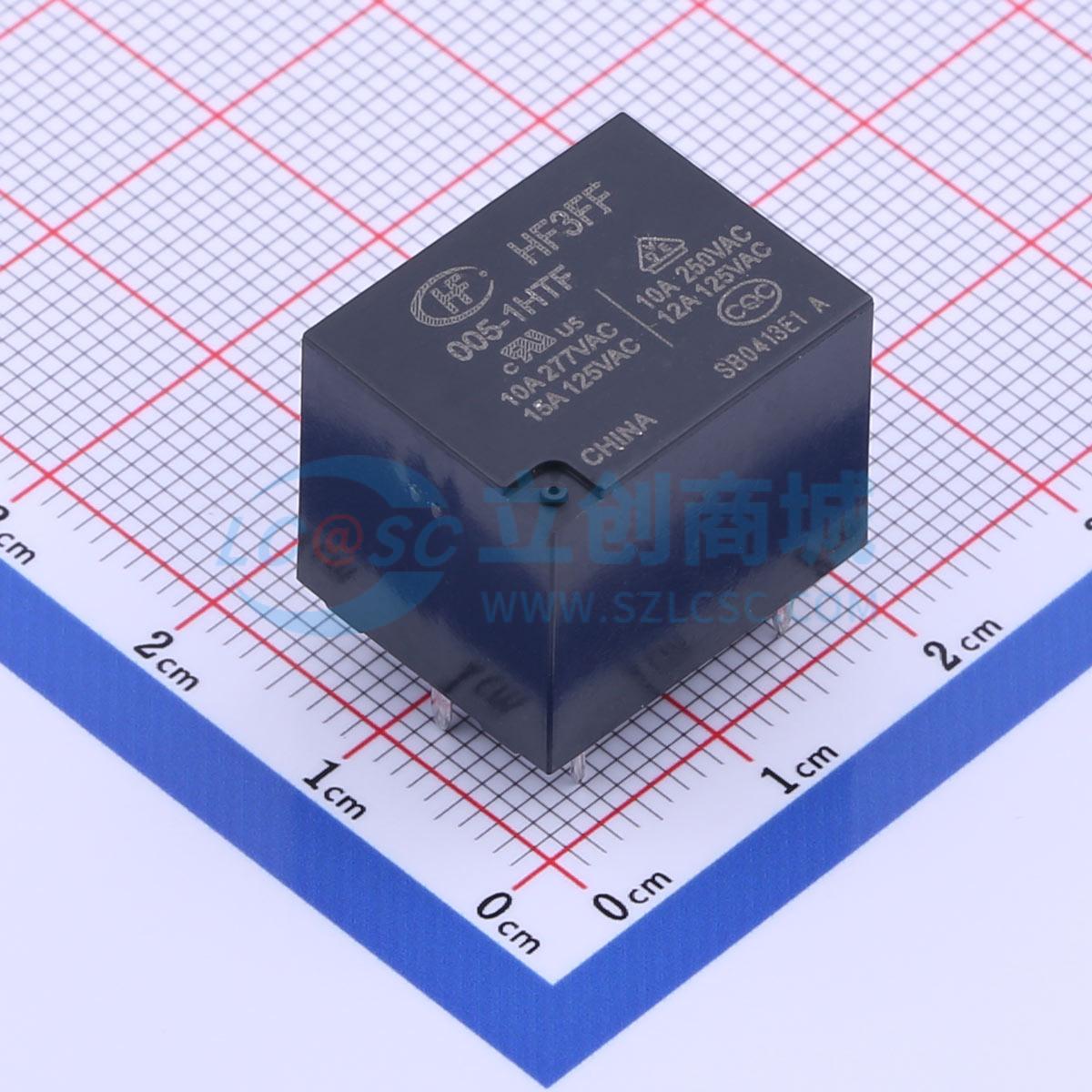 Rơ-le điện tử HF3FF/005-1HTF HF 5V THT,19x15.2mm - Techcore Việt Nam