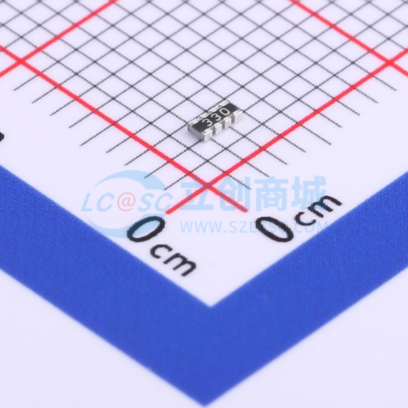 Mạng Điện Trở 4D02WGJ0330TCE UNI-ROYAL 0402x4 33Ω ±5% 62.5mW - Techcore Việt Nam