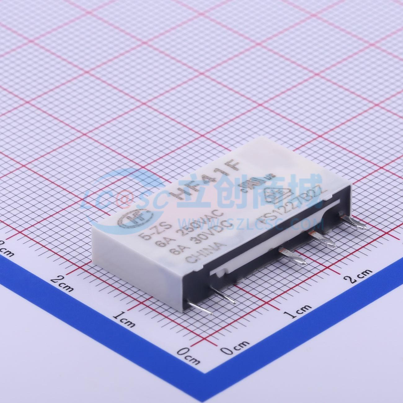 Rơ-le công suất HF41F/5-ZS HF 5V SIP,28x5mm - Techcore Việt Nam