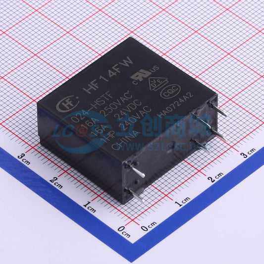 Rơ-le điện tử HF14FW/024-HSTF HF 24V DIP,29x13mm - Techcore Việt Nam