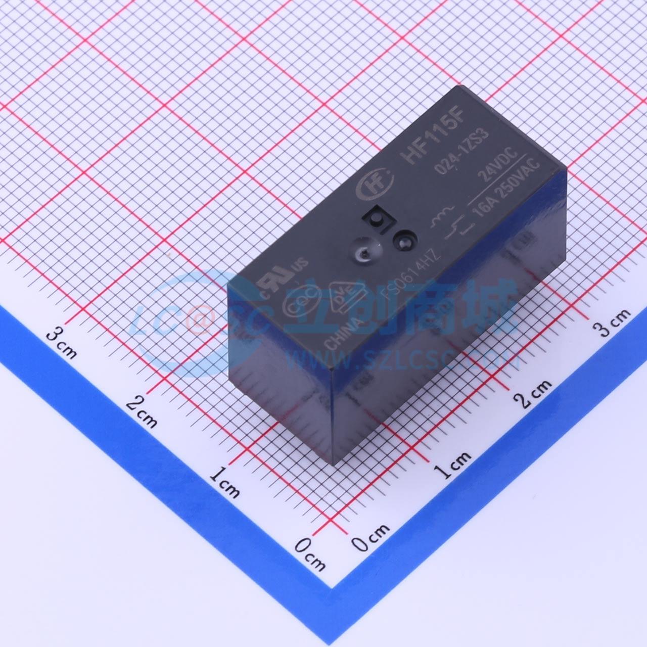 Rơ-le điện tử HF115F/024-1ZS3 HF 24V DIP,29x12.7mm - Techcore Việt Nam