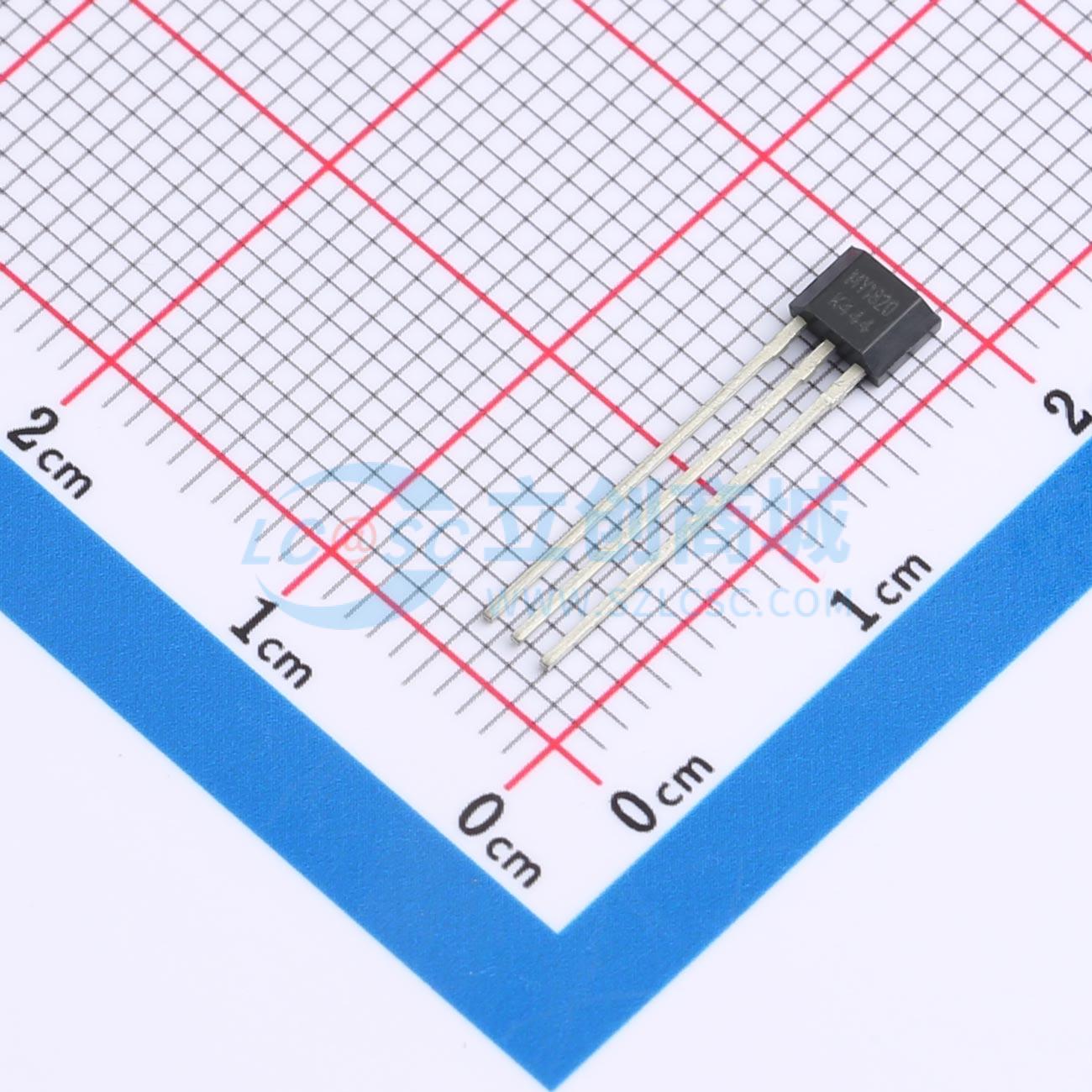 Cảm biến nhiệt độ DS18B20S(MY) Mysentech TO-92S -55°C~+125°C 1.8V~5.5V - Techcore Việt Nam