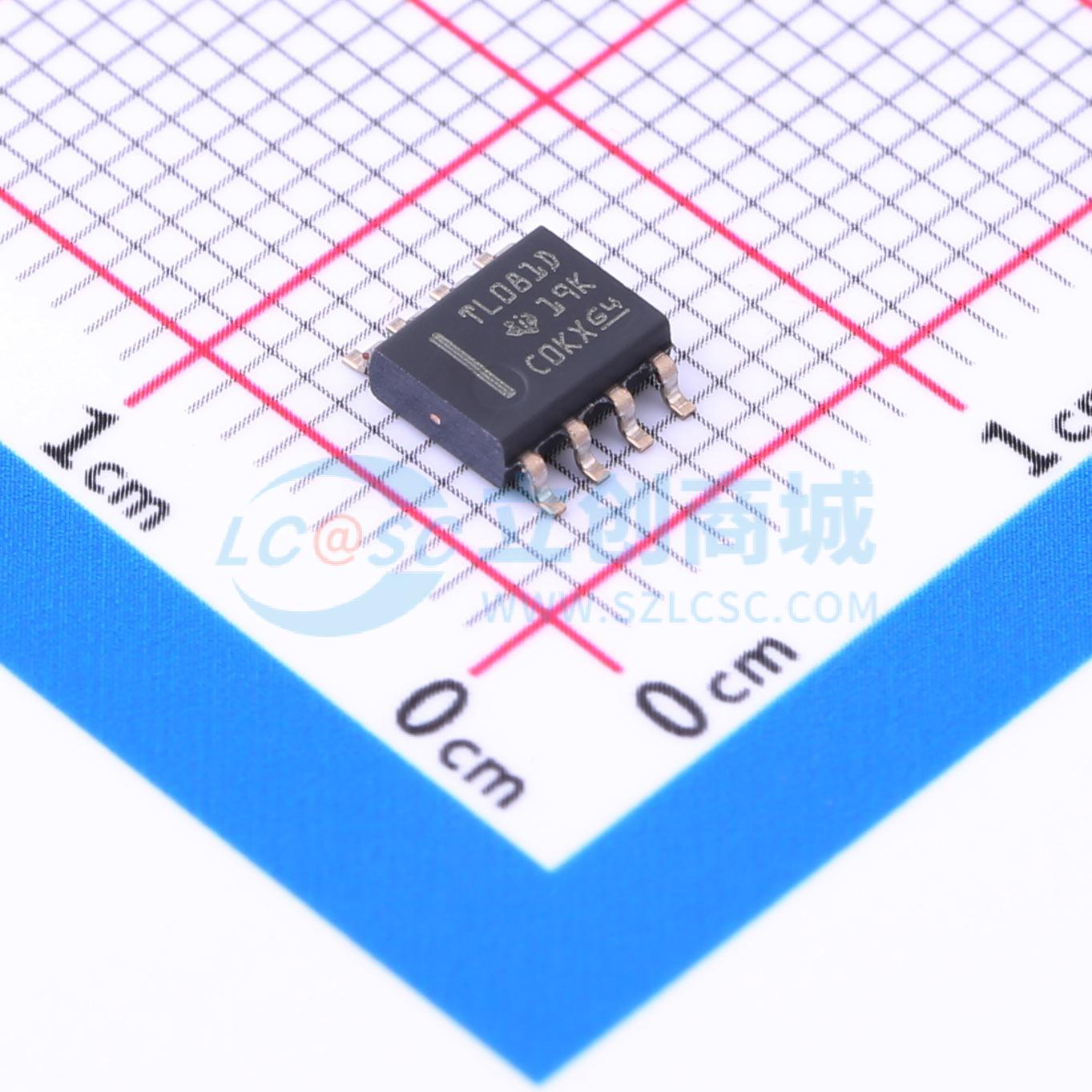 IC Khuếch Đại Thuật Toán Đầu Vào FET TL081HIDR Texas Instruments SOIC-8 1 kênh 40 V 5.25 MHz - Techcore Việt Nam