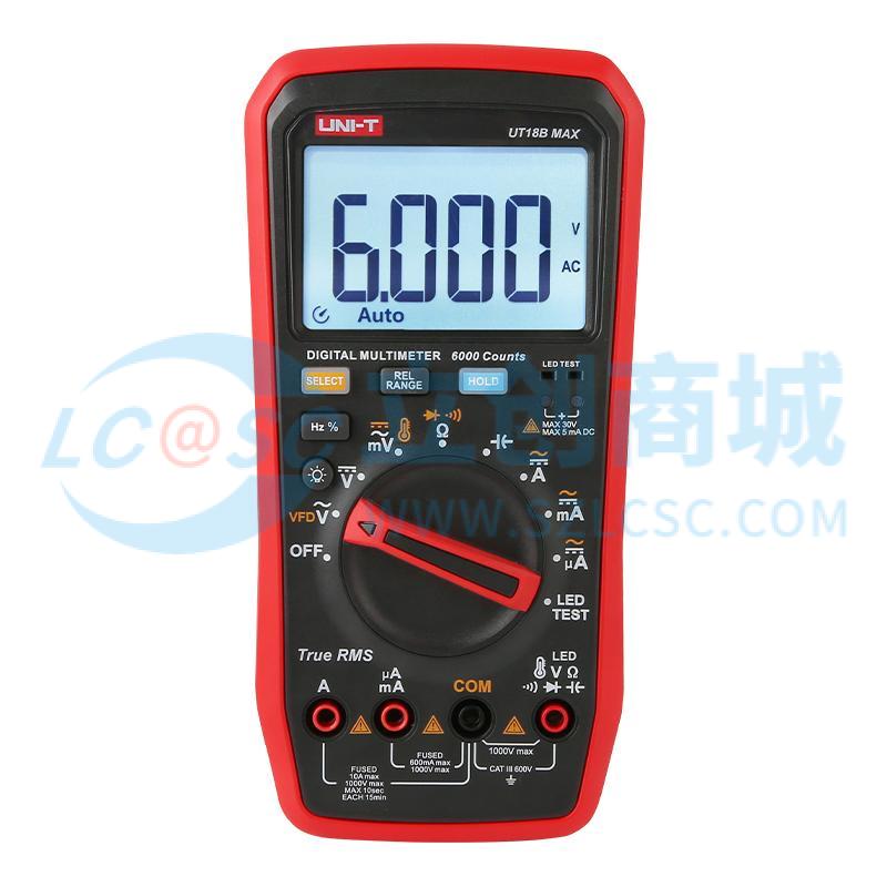 Đồng hồ vạn năng UT18B MAX UNI-T True RMS Dùng Cho Đo Kiểm Điện Tử - Techcore Việt Nam