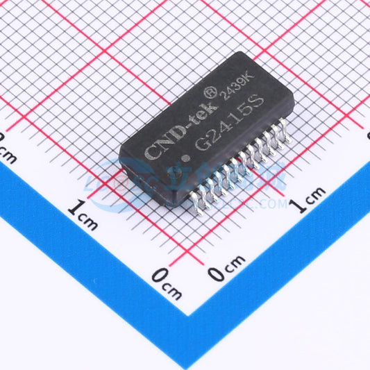 Biến Áp Mạng Ethernet G2415S CND-tek SMD-24P,15.1x7.1mm 1:1 1000M 350uH - Techcore Việt Nam