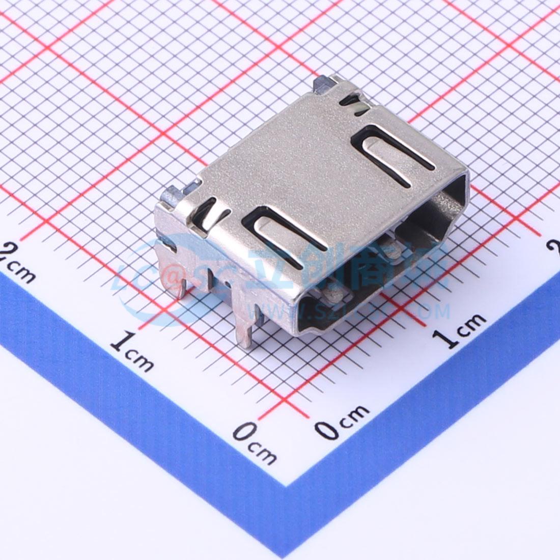 Linh kiện điện tử HDMI 19PIN 043 SMD - Techcore Việt Nam