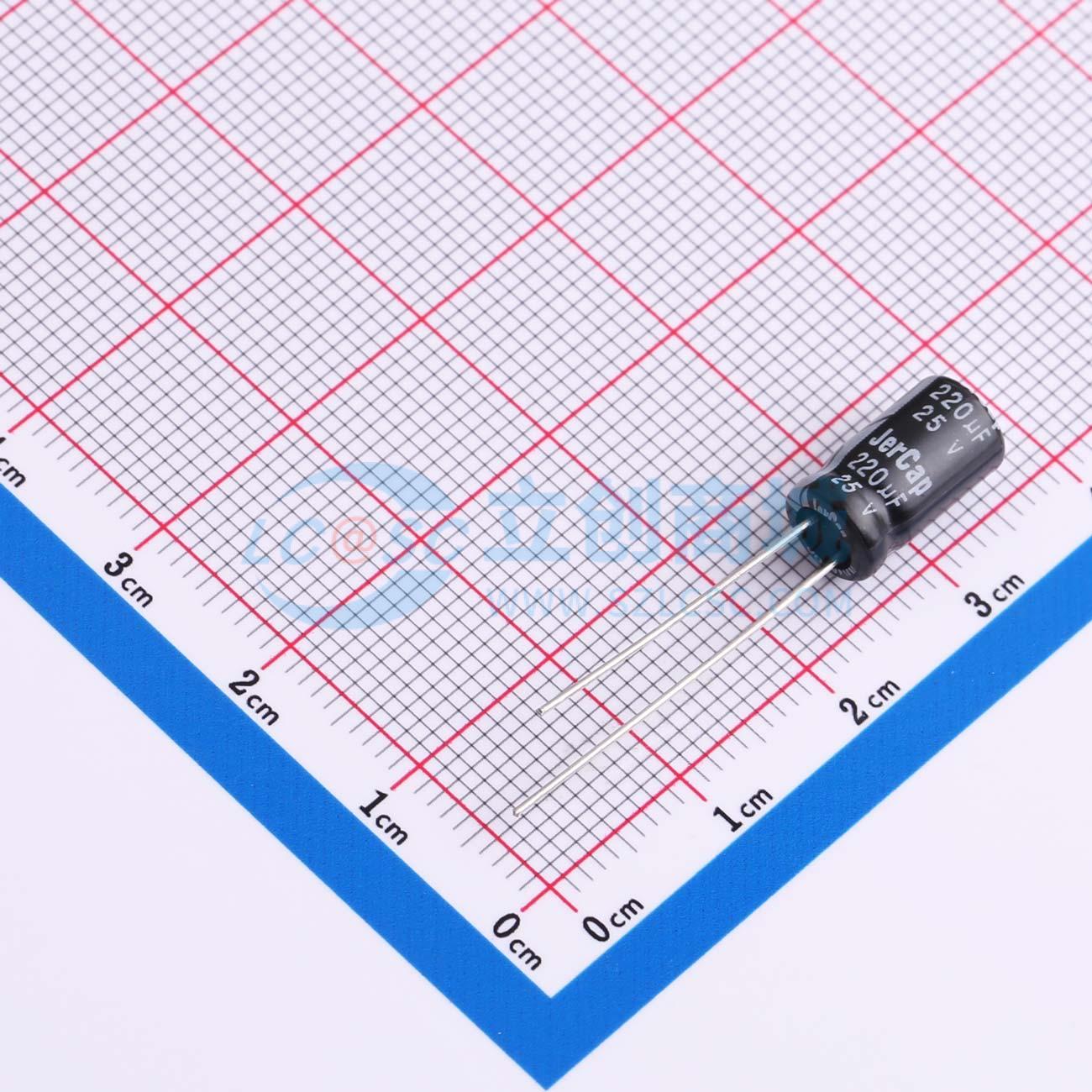 Linh kiện điện tử ERG25V220M6X11 JIERR - Techcore Việt Nam