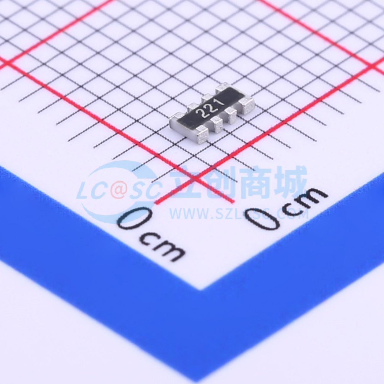 Mạng Điện Trở 4D03WGJ0221T5E UNI-ROYAL 0603x4 220Ω ±5% 62.5mW - Techcore Việt Nam
