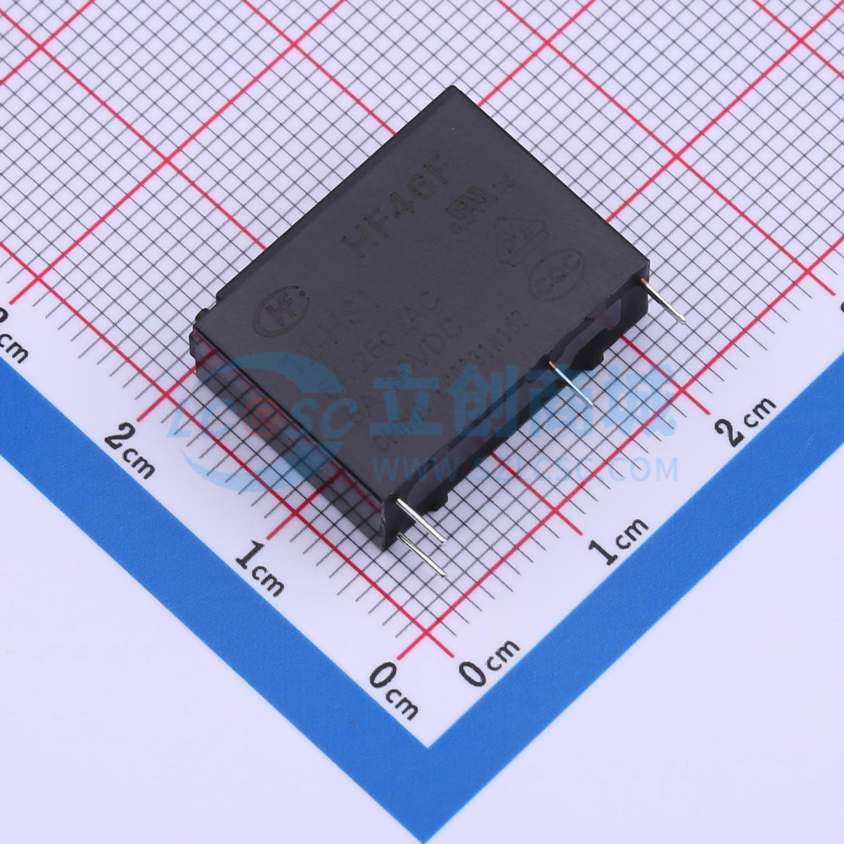 Rơ-le điện tử HF46F/12-HS1 HF THT,20.5x7mm - Techcore Việt Nam