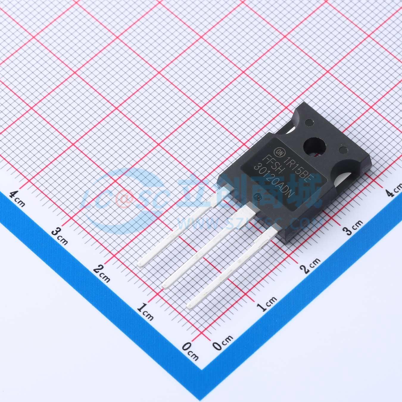 Diode SiC FFSH30120ADN-F155 onsemi TO-247-3 1.75V@15A - Techcore Việt Nam