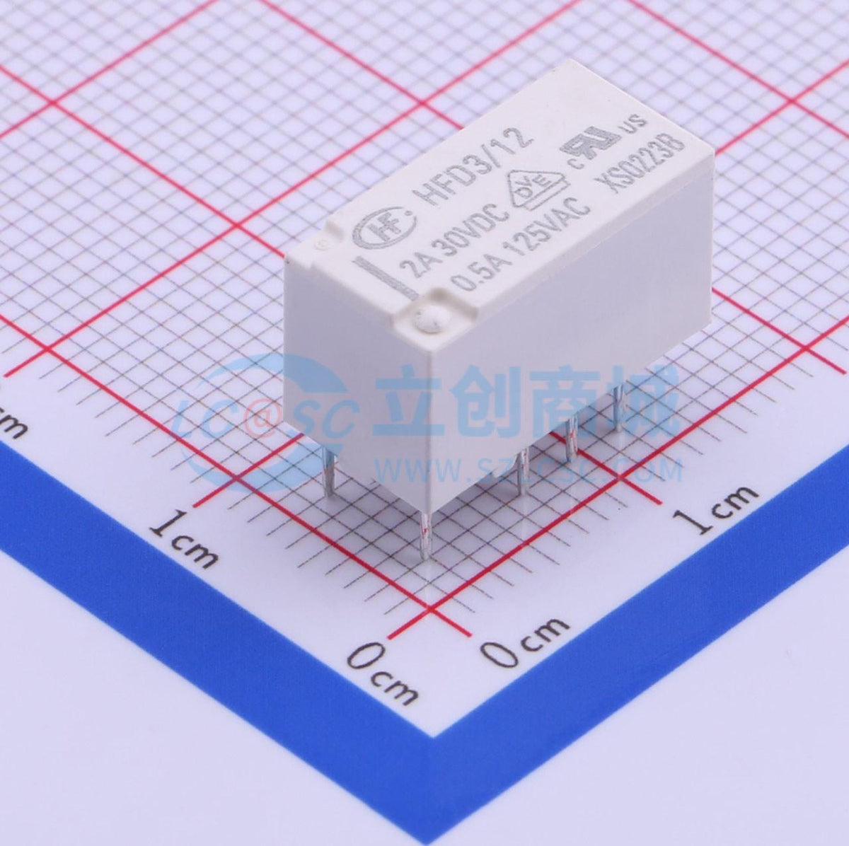 Rơ-le tín hiệu HFD3/12 HF DIP,15x7.5mm - Techcore Việt Nam