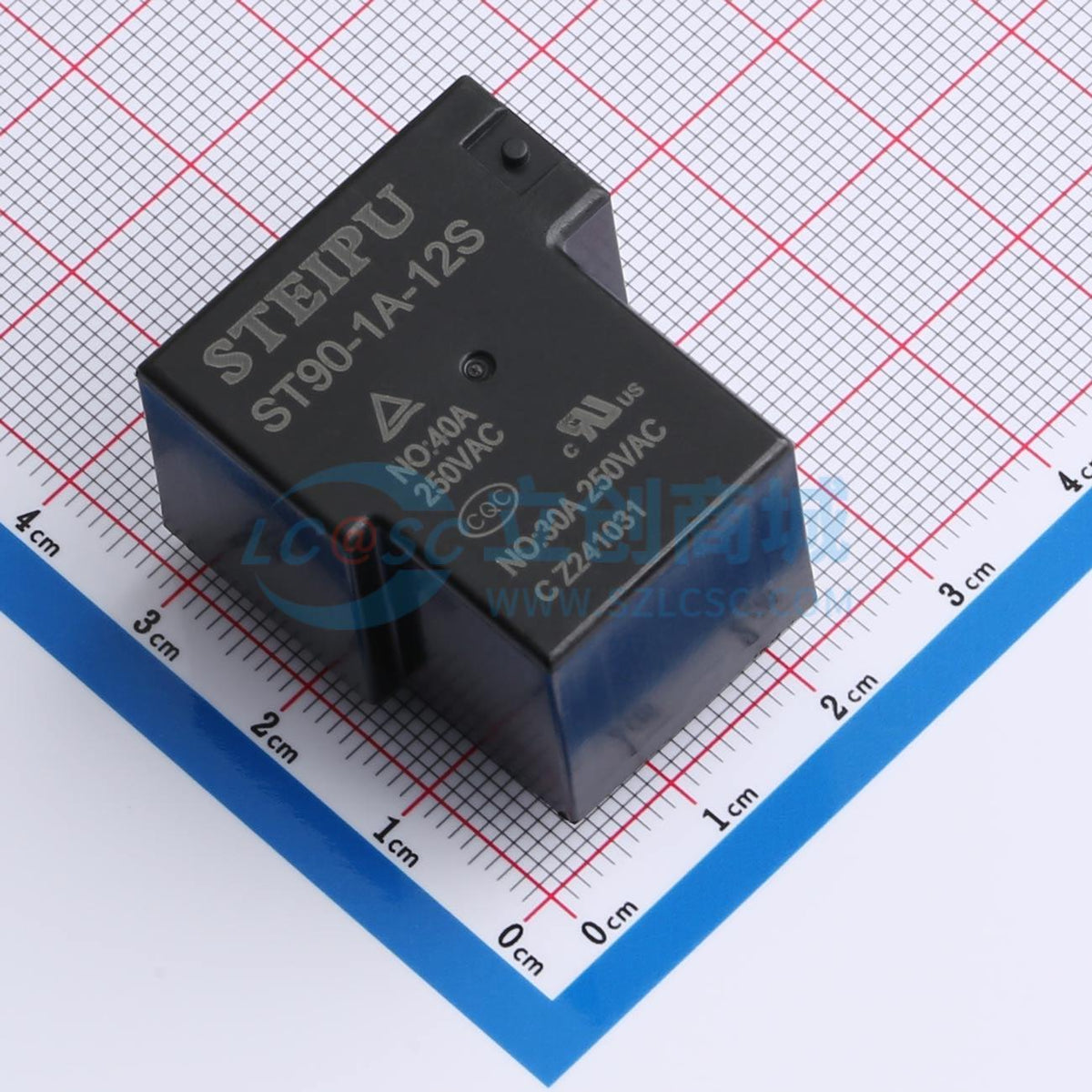 Rơ-le công suất ST90-1A-12S,040 STEIPU 12V THT,32.3x27.1mm - Techcore Việt Nam