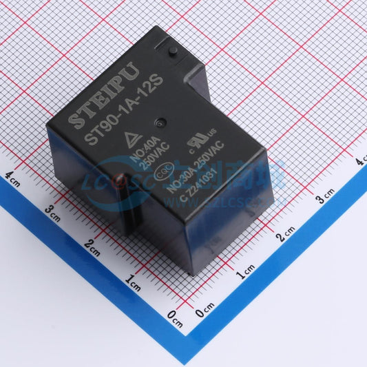 Rơ-le công suất ST90-1A-12S,040 STEIPU 12V THT,32.3x27.1mm - Techcore Việt Nam