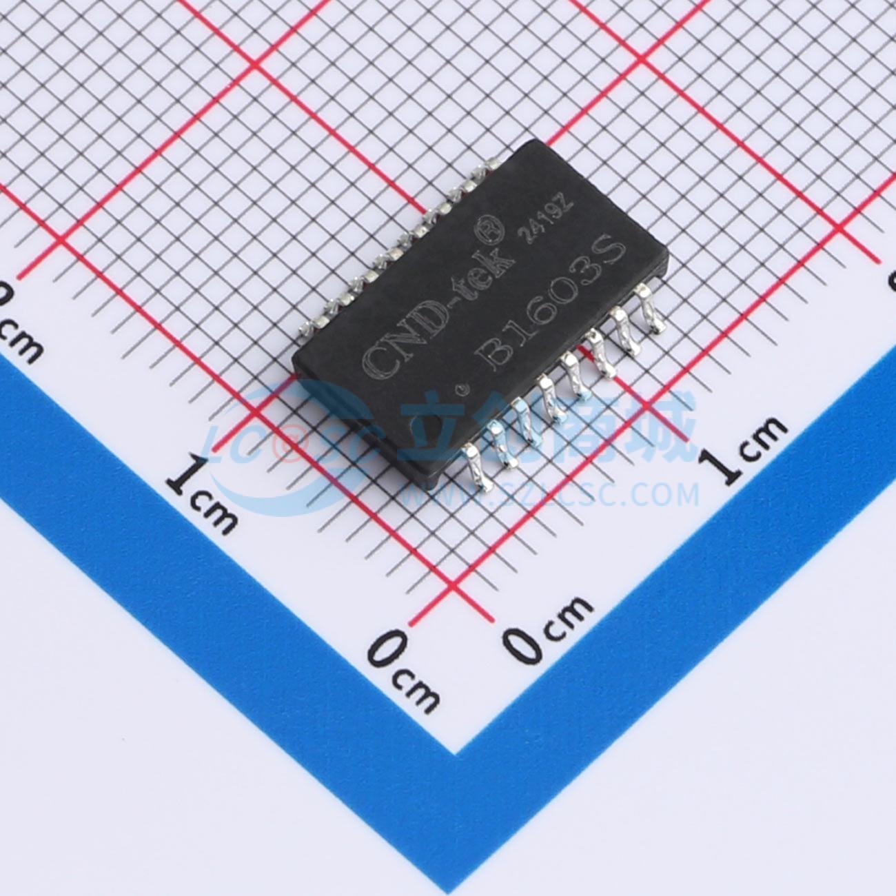 Biến Áp Mạng Ethernet B1603S CND-tek SMD-16P,12.7x7.1mm 1:1 100M 350uH - Techcore Việt Nam