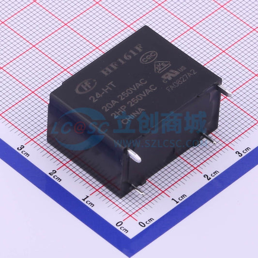 Rơ-le điện tử HF161F/24-HT HF 24V THT,15.9x30.4mm - Techcore Việt Nam