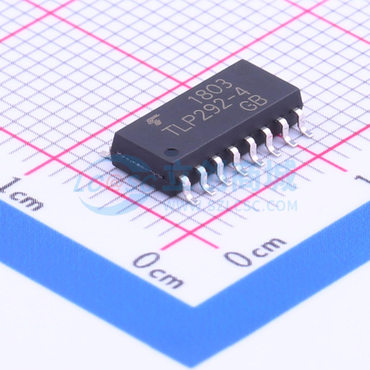 Optocoupler transistor TLP292-4(GB-TP,E TOSHIBA SOP-16-4.4mm 1.25V - Techcore Việt Nam