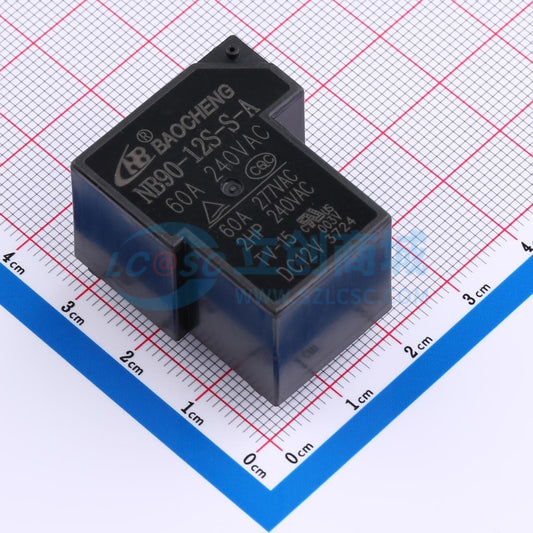 Rơ-le điện tử NB90-12S-S-A 003V 60A NBC 12V THT - Techcore Việt Nam