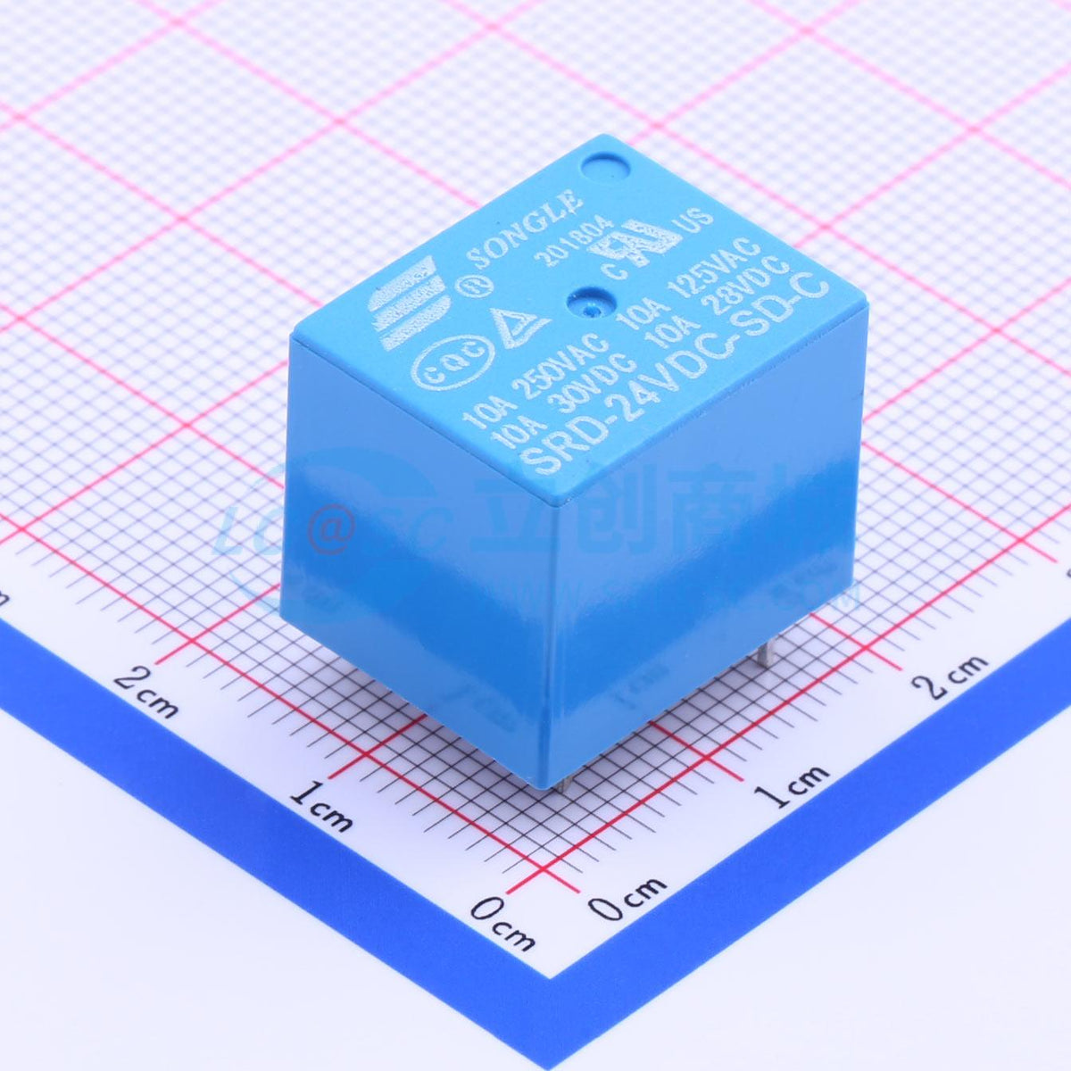 Rơ-le điện tử SRD-24VDC-SD-C SONGLE 24V THT,19.2x15.6mm - Techcore Việt Nam
