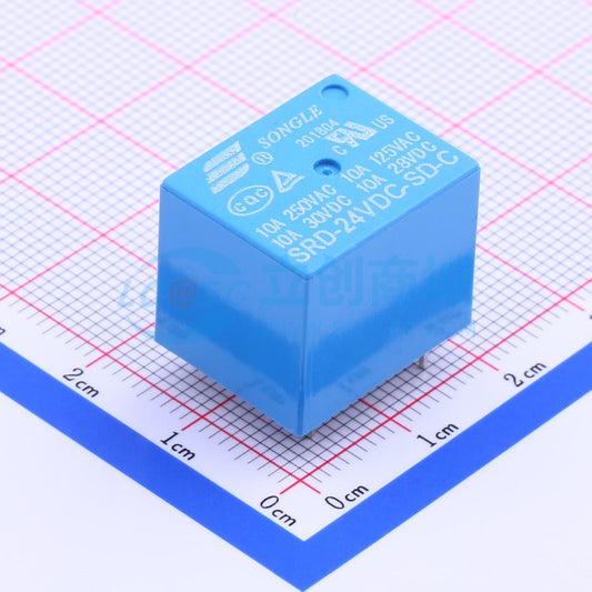 Rơ-le điện tử SRD-24VDC-SD-C SONGLE 24V THT,19.2x15.6mm - Techcore Việt Nam