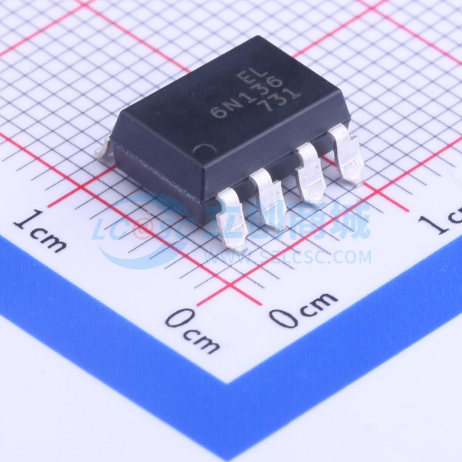 Optocoupler logic 6N136S(TA) EVERLIGHT SOP-8-2.54mm - Techcore Việt Nam