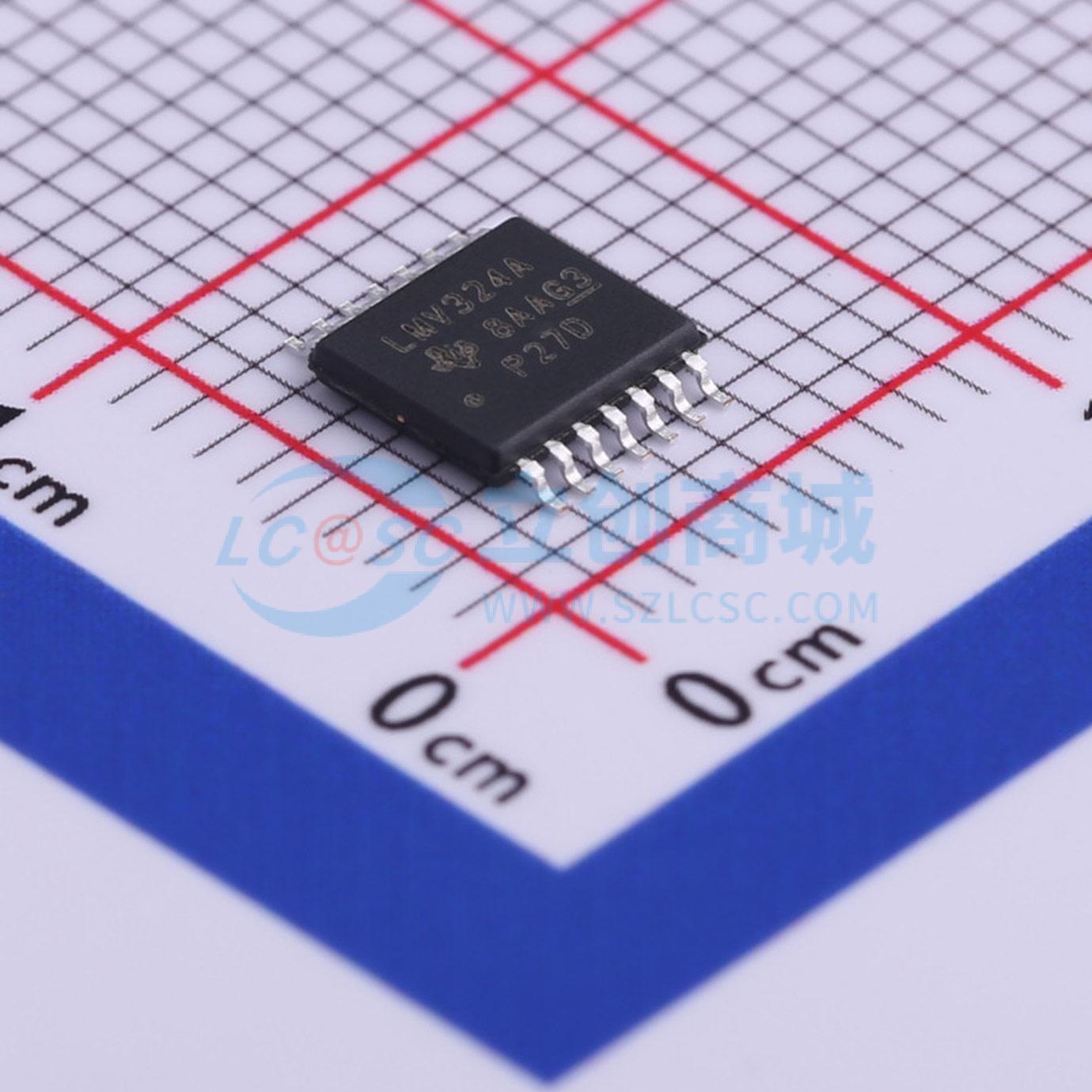 IC Khuếch Đại Thuật Toán LMV324AIPWR Texas Instruments TSSOP-14 4 kênh Rail-to-Rail 5.5 V 1 MHz - Techcore Việt Nam