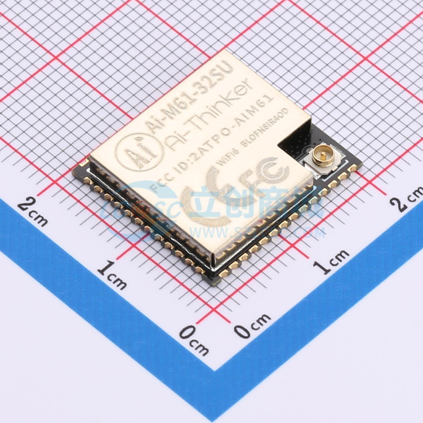 Module WiFi Ai-M61-32SU(BLOFN8IR4OD) Ai-Thinker SMD 19.2x18mm - Techcore Việt Nam