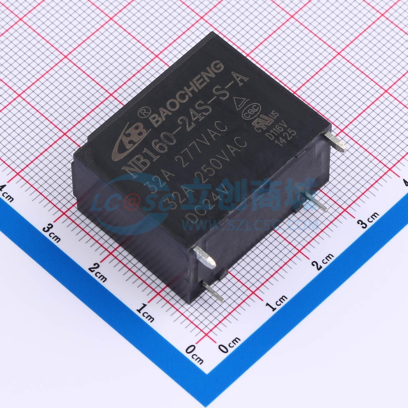 Rơ-le điện tử NB160-24S-S-A D116V 32A NBC 24V THT - Techcore Việt Nam