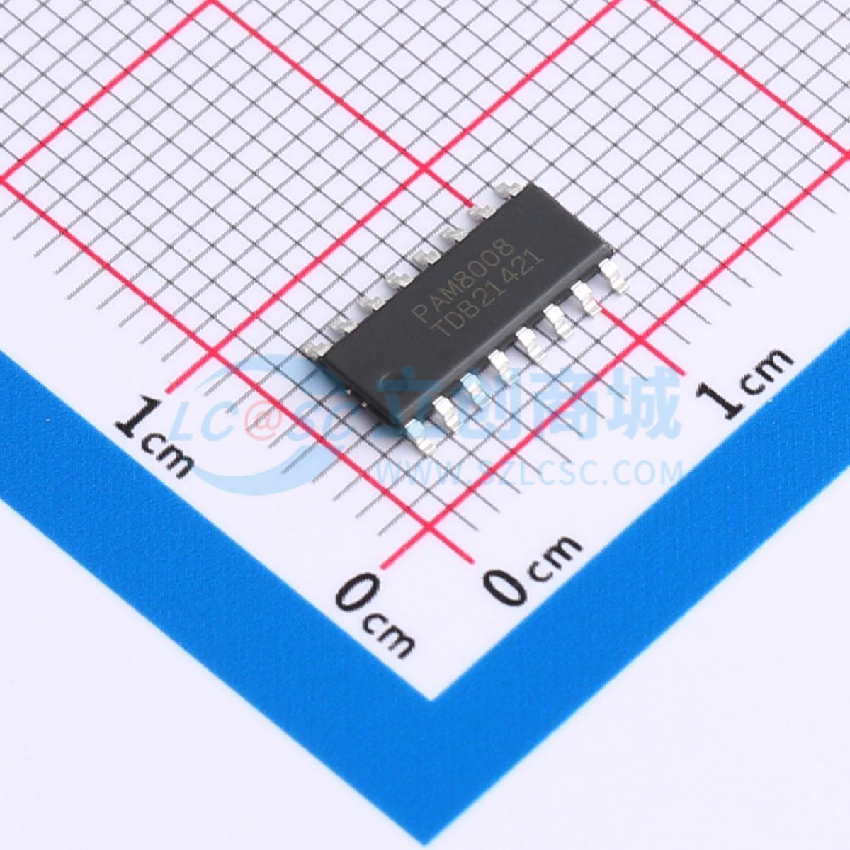 IC Khuếch Đại Công Suất Âm Thanh PAM8008DR Diodes Incorporated SOIC-16 2 kênh Class D 2.4 W × 2 @ 4Ω - Techcore Việt Nam