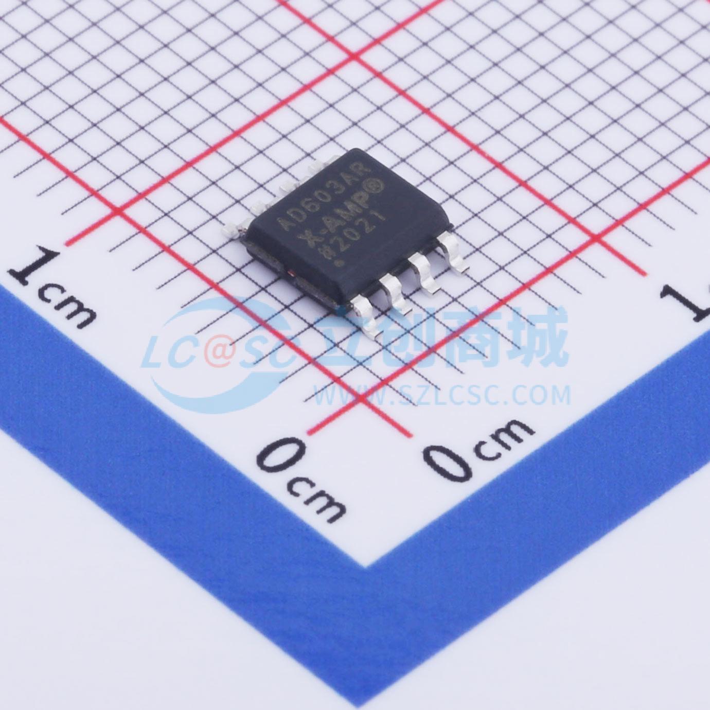 IC Khuếch Đại Hệ Số Khuếch Đại Lập Trình AD603ARZ-REEL Analog Devices SOIC-8 1 kênh 90 MHz - Techcore Việt Nam