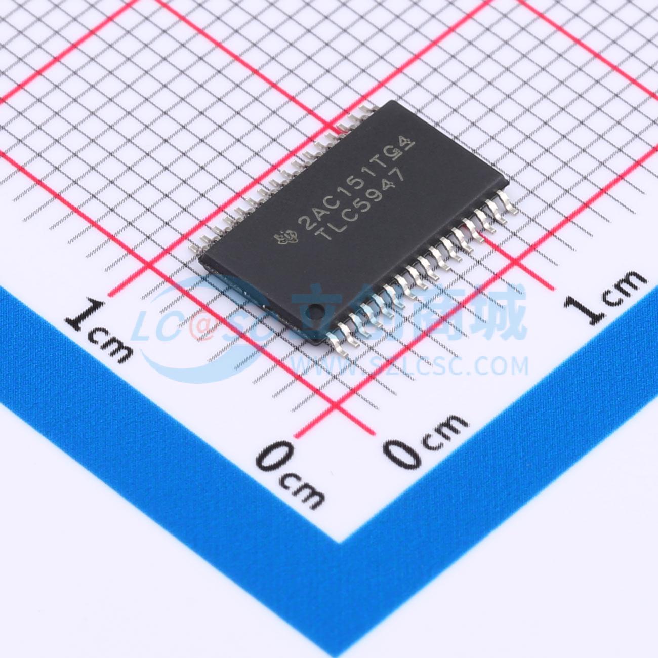 IC điều khiển LED TLC5947DAP TI HTSSOP-32-EP-6.1mm 1V - Techcore Việt Nam