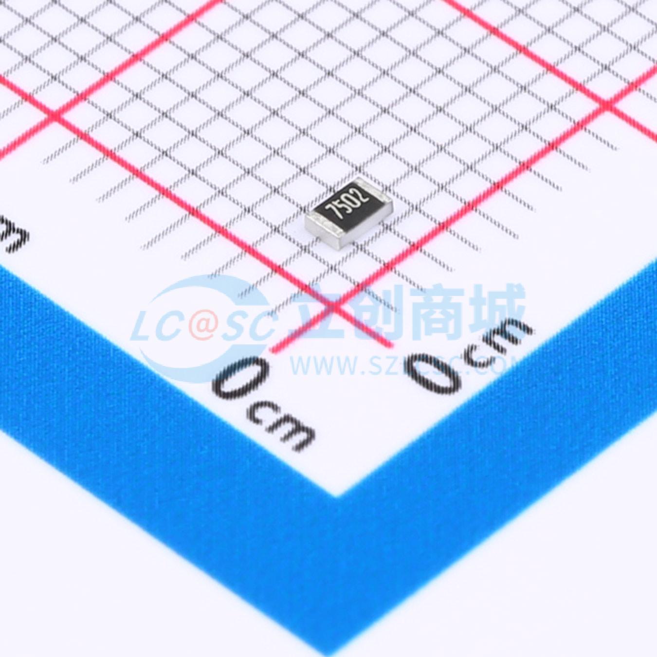 Điện Trở Dán SMD 0805W8F7502T5E UNI-ROYAL 0805 75kΩ ±1% 125mW - Techcore Việt Nam