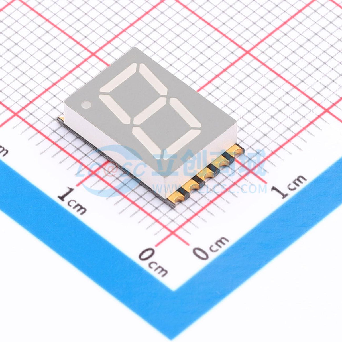 LED 7 đoạn GS4010CPG-G Guangcai Display SMD,15x9.2mm - Techcore Việt Nam