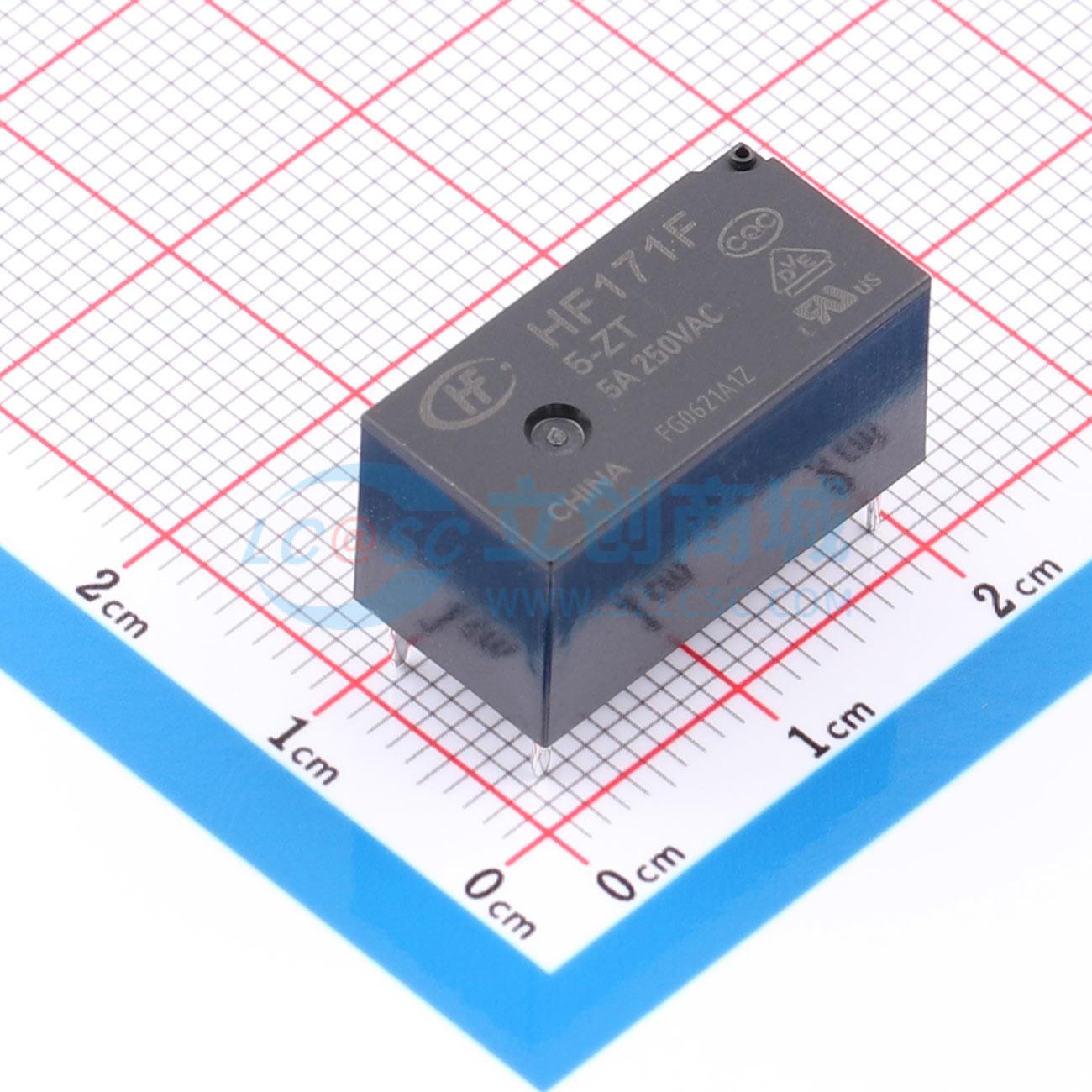 Rơ-le điện tử HF171F/5-ZT HF - Techcore Việt Nam