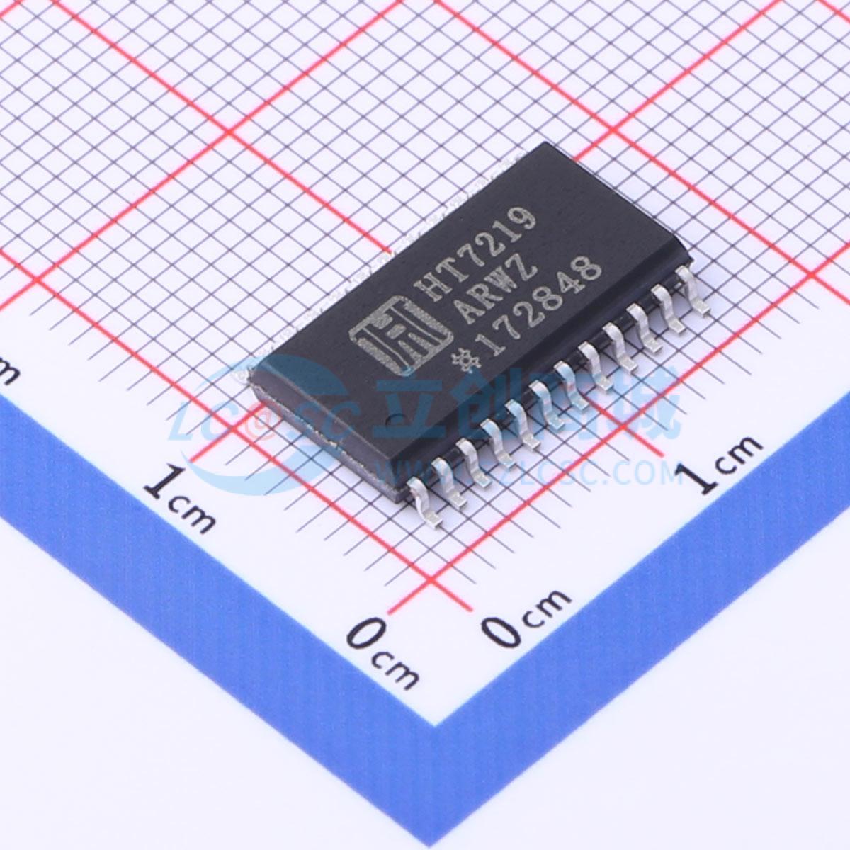 IC điều khiển LED 7 đoạn HT7219ARWZ HTCSEMI SOIC-24-300mil 1V - Techcore Việt Nam