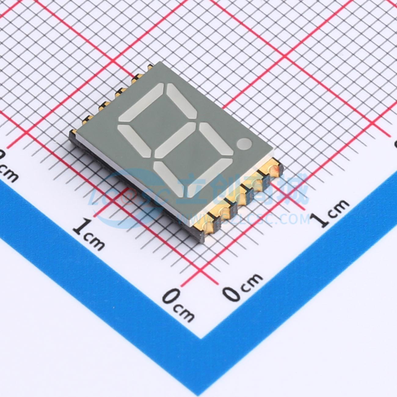 LED 7 đoạn GS3912AG-G Guangcai Display SMD,15x9.8mm Anode chung - Techcore Việt Nam