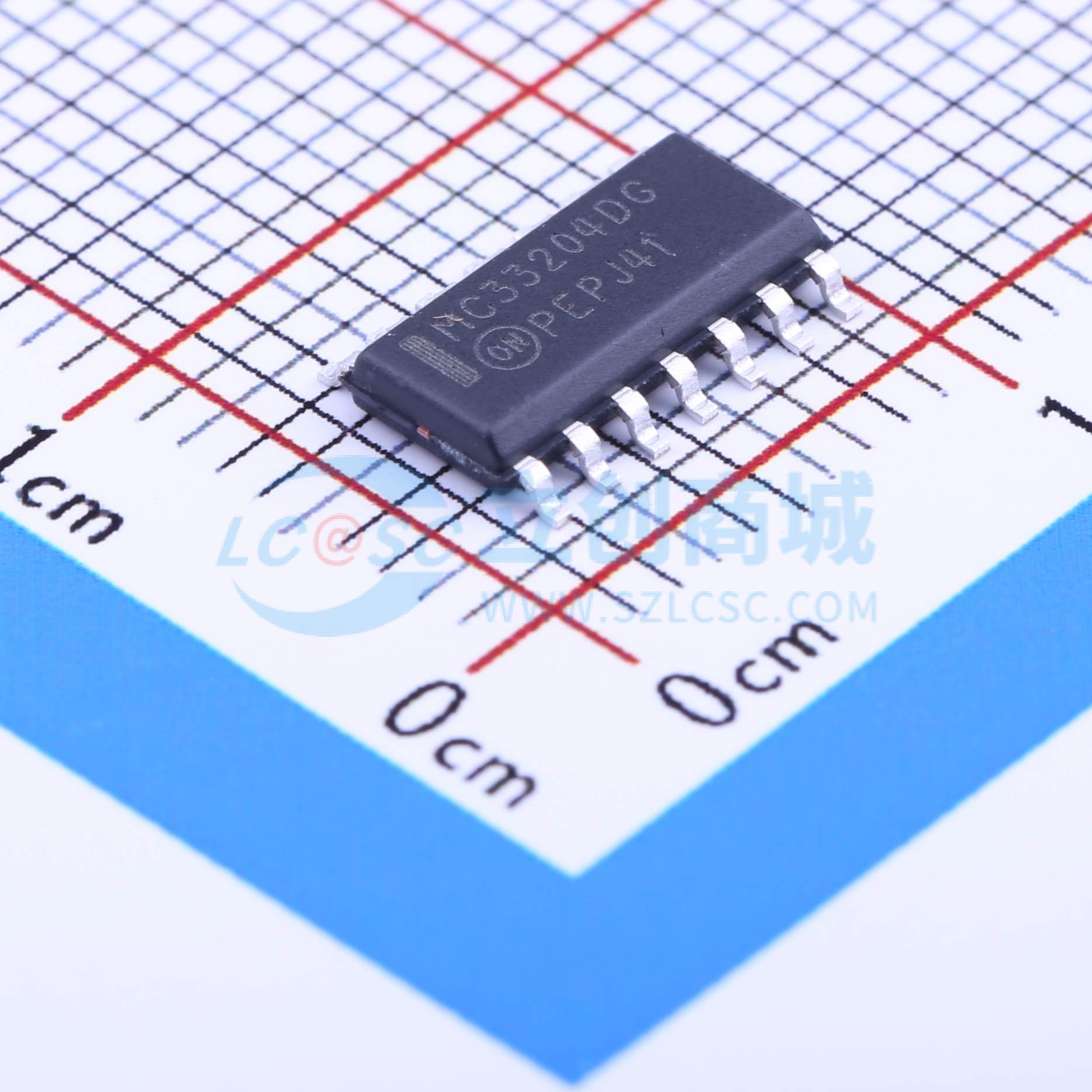 IC Khuếch Đại Thuật Toán MC33204DR2G onsemi SOIC-14 4 kênh Rail-to-Rail 2.2 MHz - Techcore Việt Nam