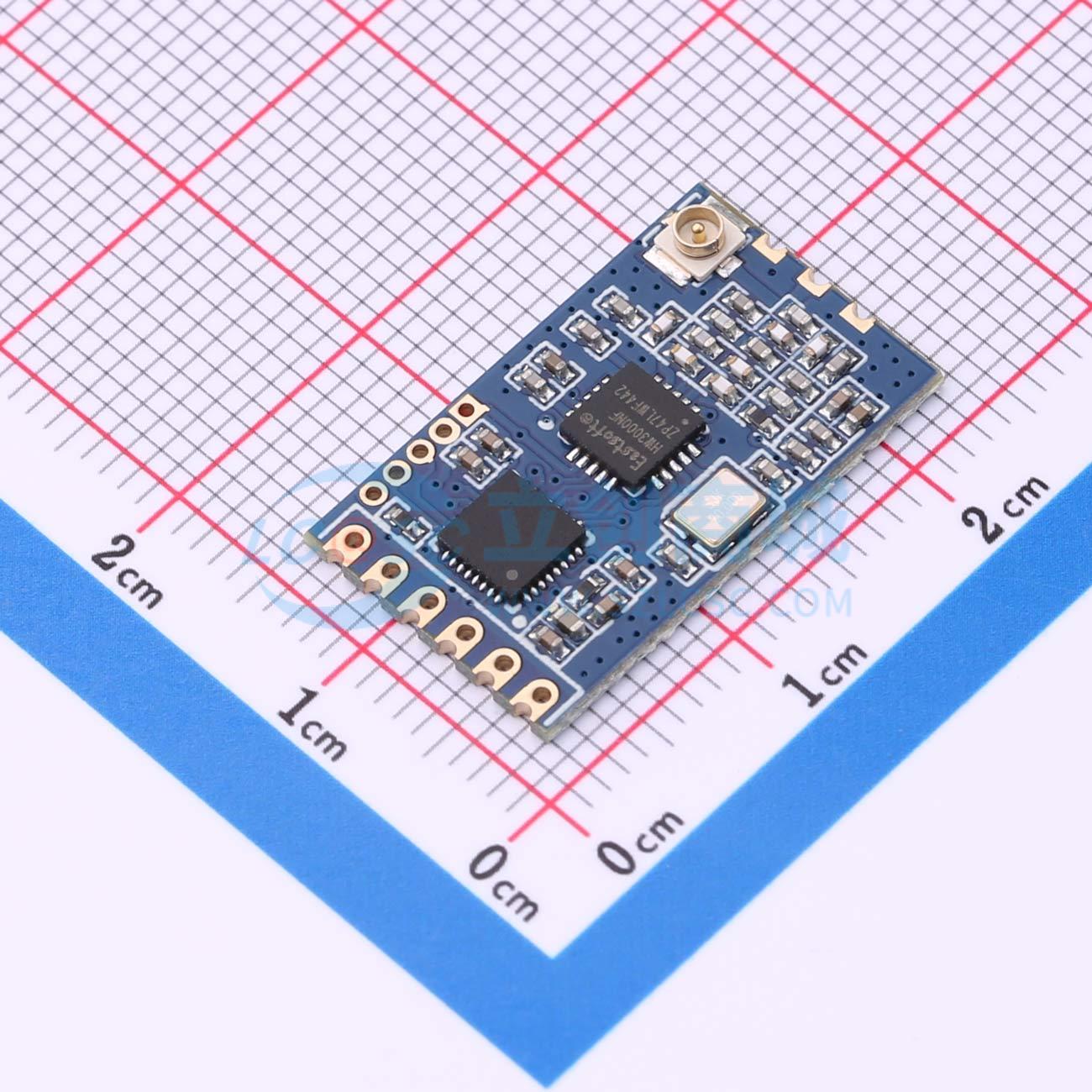 Module RF GC433-TC007P Silicontra SMD 21.5x13mm HW3000433MHzUART - Techcore Việt Nam