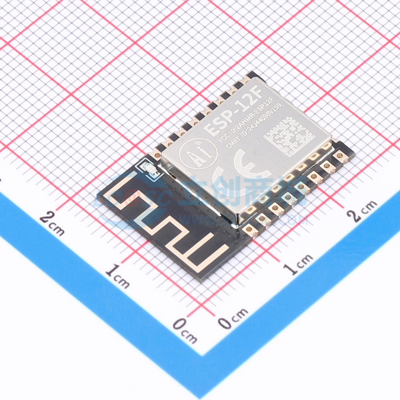 Module WiFi ESP-12F(ESP8266MOD) Ai-Thinker SMD 24x16mm 2.4GHz - Techcore Việt Nam