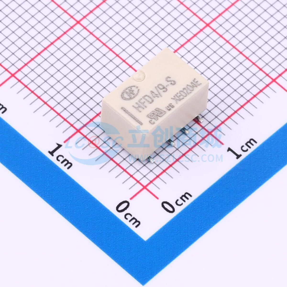 Rơ-le tín hiệu HFD4/9-SR HF 9V SMD,10x6.5mm - Techcore Việt Nam