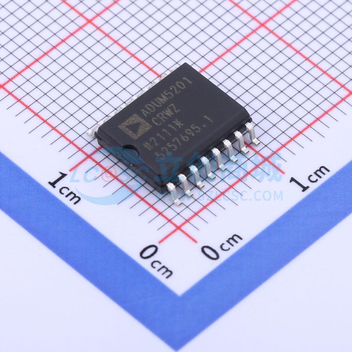 IC Cách Ly Số Tích Hợp Nguồn ADUM5201CRWZ-RL ADI SOIC-16-300mil 1Vrms 25Mbps - Techcore Việt Nam