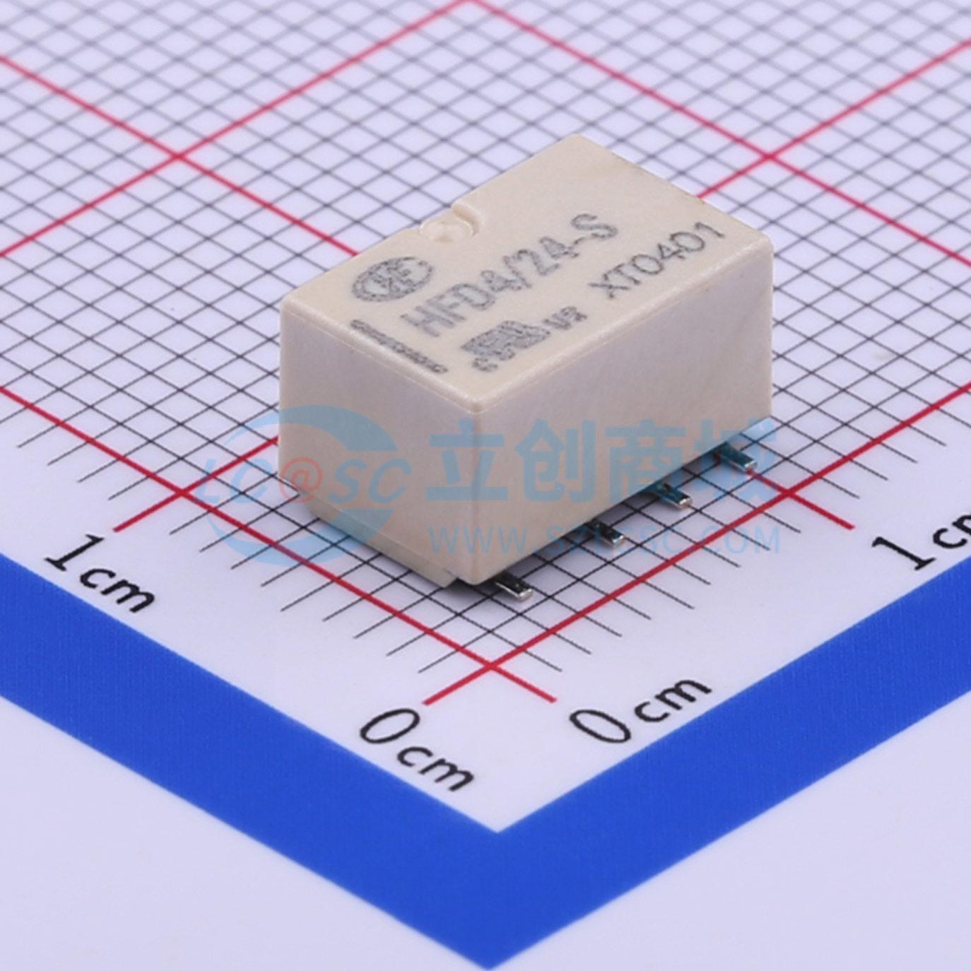 Rơ-le tín hiệu HFD4/24-SR HF 24V SMD,10x6.5mm - Techcore Việt Nam