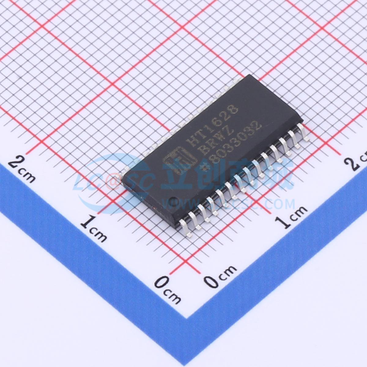 IC điều khiển LED HT1628BRWZ HTCSEMI SOP-28-300mil 1V - Techcore Việt Nam