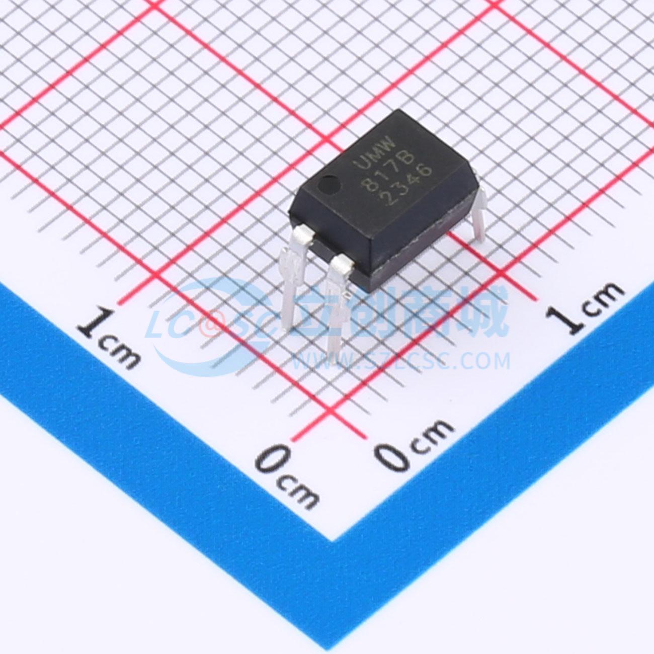 Optocoupler transistor PC817B UMW DIP-4 1.2V - Techcore Việt Nam