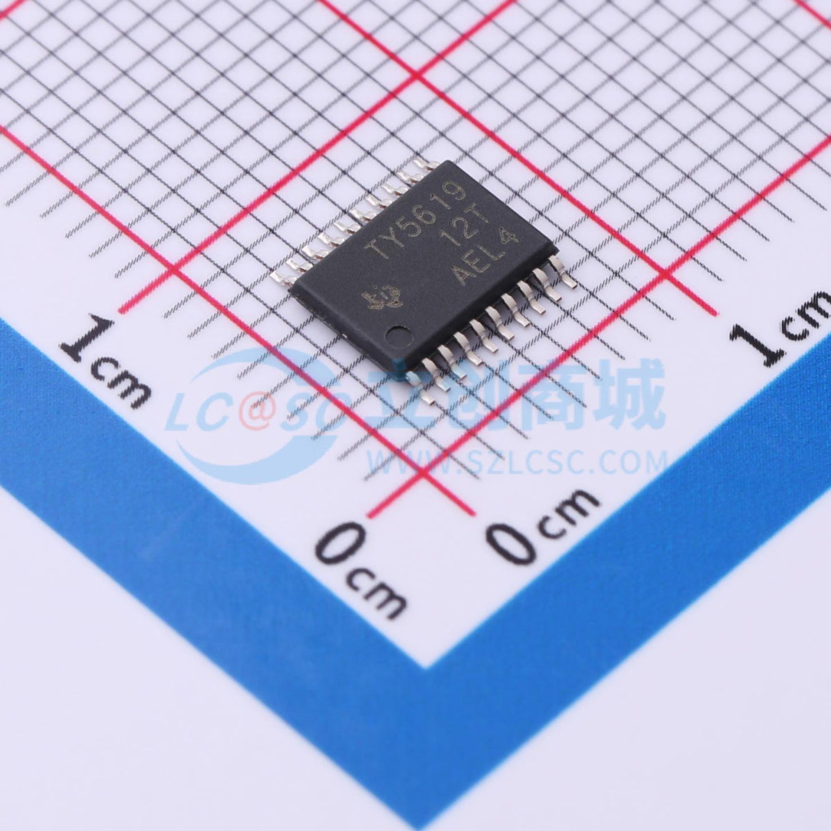 IC DAC TLV5619IPWR TSSOP-20 - Techcore Việt Nam