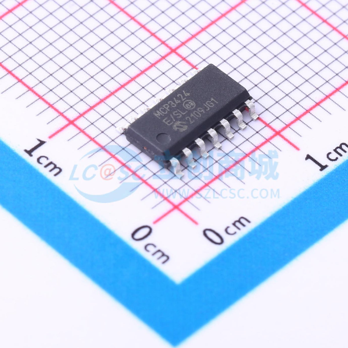 IC ADC MCP3424-E/SL SOIC-14 - Techcore Việt Nam