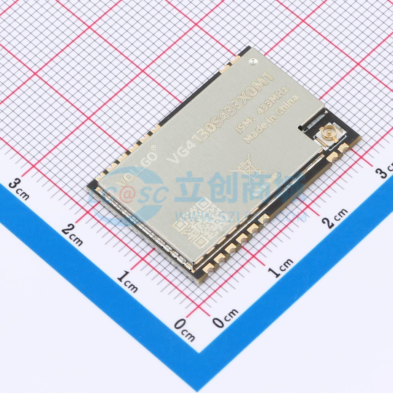 Module RF VG4130S433X0M1 Vollgo SMD 29.9x20.5mm 433MHz - Techcore Việt Nam
