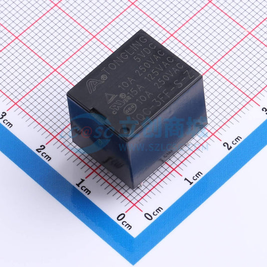 Rơ-le điện tử JQC-3FF-S-Z5V TLrelay 5V THT,19.2x15.4mm - Techcore Việt Nam