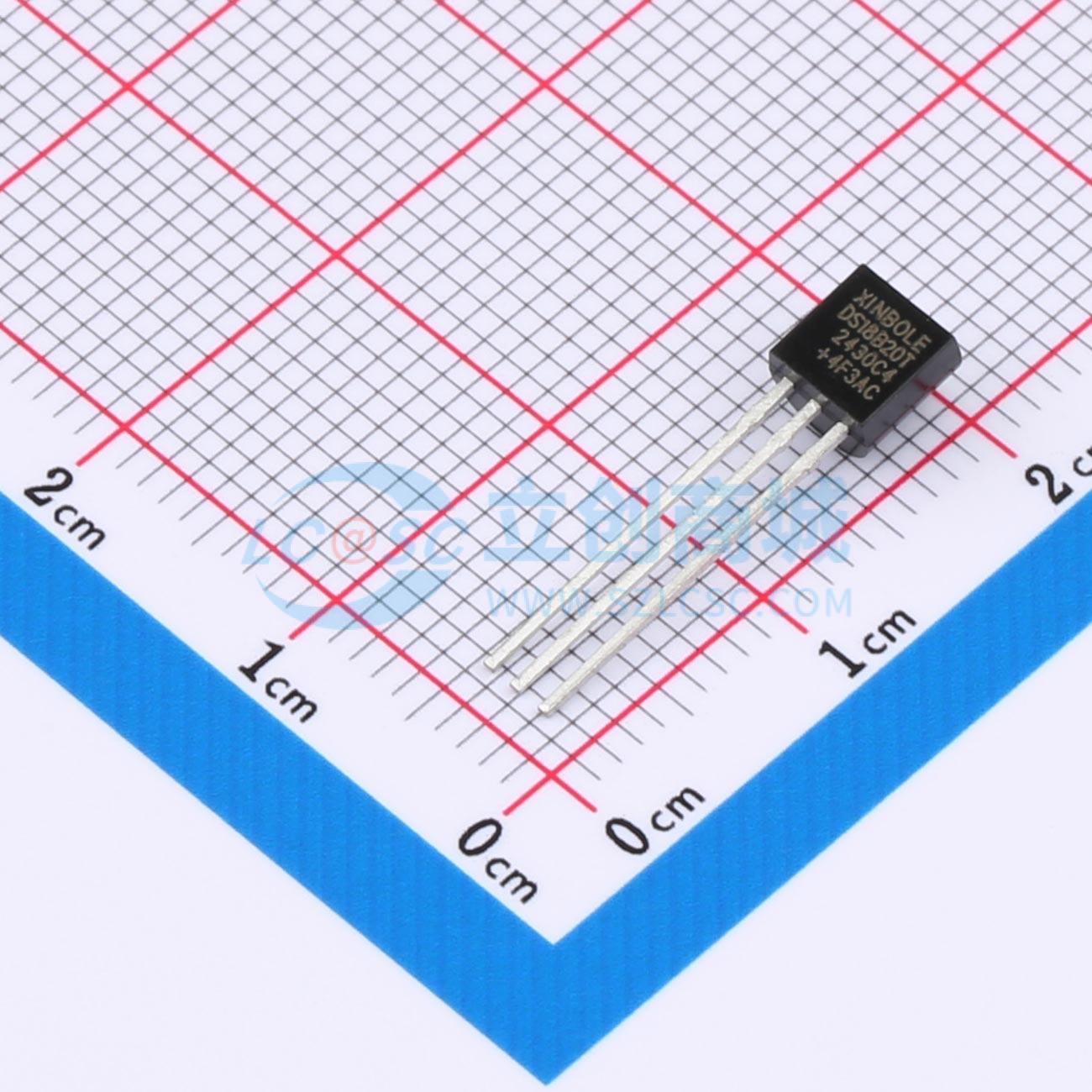 Cảm biến nhiệt độ DS18B20T(XBLW) TO-92 -55°C~+150°C 2.6V~5.5V - Techcore Việt Nam