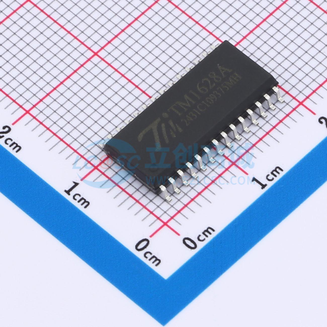 IC điều khiển LED TM1628A-SOP28-TA2108 TM SOP-28 1V - Techcore Việt Nam