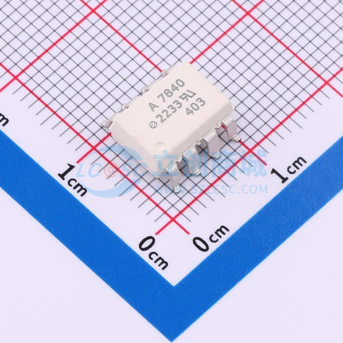 IC Khuếch Đại Cách Ly HCPL-7840-500E Broadcom SOP-8-2.54mm 100kHz ±200mV; ±2V - Techcore Việt Nam